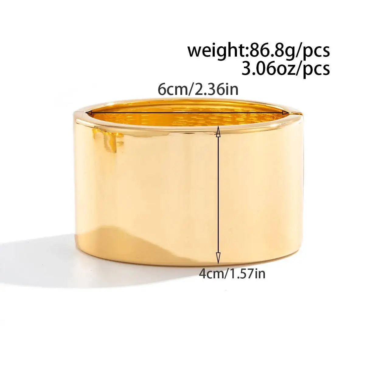 Vintage Brown Coffee Elastic Acrylic Bamboo Bangle Bracelets for Women Hip Hop Metal Cuff Spring Wide Bangles Jewelry