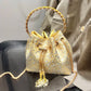 Rhinestones Evening clutch Bag Purses and handbag luxury Designer shoulder bag Shiny Crystal Clutch purse bucket bag