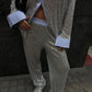 Sequin Loose Pants Two Piece Sets Women Patchwork Long Sleeve Shirt And Trouser Female Elegant Long Pants 2 Piece Sets
