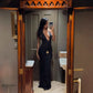 Deep V Neck Backless Draped Maxi Dress Sexy Black Party Dresses Woman Elegant