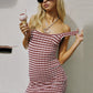 Women Long Dress Striped U-Neck Fishtail Bodycon Dress Summer Fashion Sleeveless Dress Sexy Party Clubwear Outfits