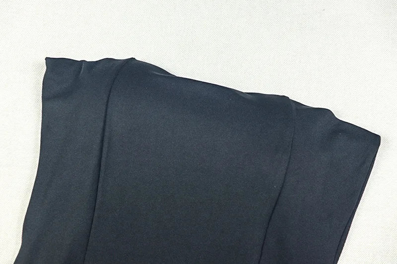 Patchwork Irregular Dress+Scarf Women Summer Elegant Simple Strapless Summer Party Birthday Skinny Slim Maxi Bodycon