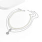 Vintage Goth Imitation-Pearl Coin Pendant Choker Necklace for Men Fashion Statement Punk Snake Chain Grunge Jewelry Steampunk