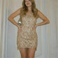 Women Y2K Sparkly Sequin Fringe Mini Dress Spaghetti Strap Bodycon Cocktail Dress for Nightclub Party Music Festival