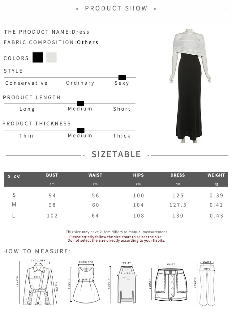 Slanted Collar Dress Women Classic Patchwork Elegant Ruched Skinny Chic Summer Birthday Party Banquet Simple Vestidos
