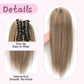 Synthetic 16Inch Claw Clip Ponytail Hair Extensions Waterfall Straight Ponytail Blonde Brown Heat Resistant Pony Tail Fake Hair