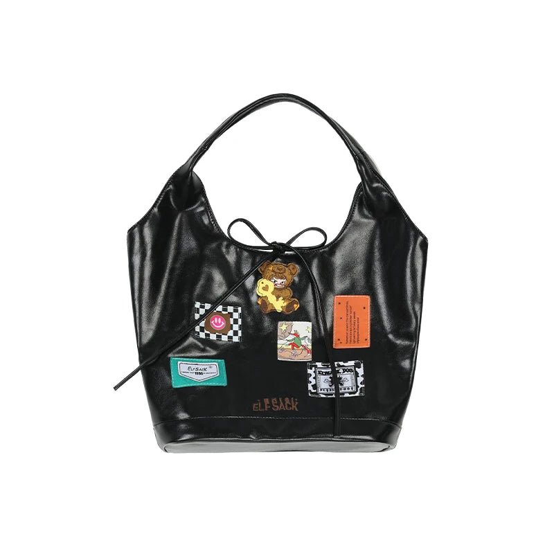 Fashionable Versatile Design Sense Embellished Large Capacity Tote Bag For Women