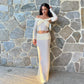 See Through Mesh Skirt and Top Two Piece Sets Womens Sexy Classy Summer Outfit 2024 Vacation Long Dresses