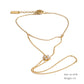 Trendy Stainless Steel Zircon Beads Back of Hand Chain Finger Bracelet Fashion Chic Sexy Jewelry Waterproof Wholesale Gift