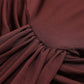 One Shoulder Draped Front Long Sleeve Maxi Dress Burgundy Evening Party Dresses Woman Elegant Fall 2026