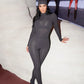 Women' S Clothes 2 Piece Sets Long Sleeve Bodysuit Top and Pants Leggings Matching Sets Sexy Club Outfits