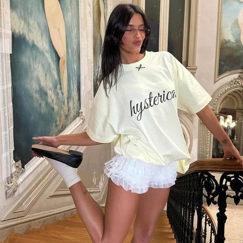 Mesh Ruffled Low-rise Bloomer Shorts Y2k 2000s Womens Clothing Fashion White Black Booty Shorts Sexy Pants