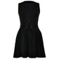 Elegant Two Piece Set for Women Outfits V-neck Sleeveless Vest and Pleated Mini Skirt Ladies Dress Suit