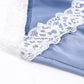 Lace Trim Satin Blue Slit Long Dress Sexy Club Outfit for Women Y2k Vintage Halter Backless Summer Dresses