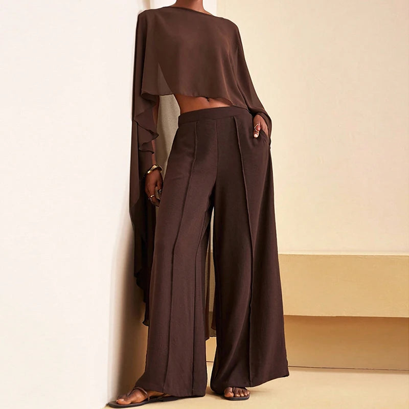 Women Chiffon Shawl Wraps Cape Sheer Mesh Flowy Capelets Poncho Top Evening Dress Crop Cover Up Poncho for Wedding Party