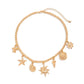 Vintage Metal Love Heart Starfish Pendant Choker Necklace Women Collar Goth Adjustable Chain Summer Neck Jewelry Gift