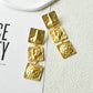 Baroque Style Vintage Resin Big Eyes Dangle Earrings For Women Jewelry New Arrival Fashion Exaggerated Lady Ears' Accessories