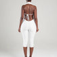 Sexy Swing Collar Playsuits Women Basic Backless Halter Bandage Sleeveless Wild Chic Midnight Club Workout Streetwear