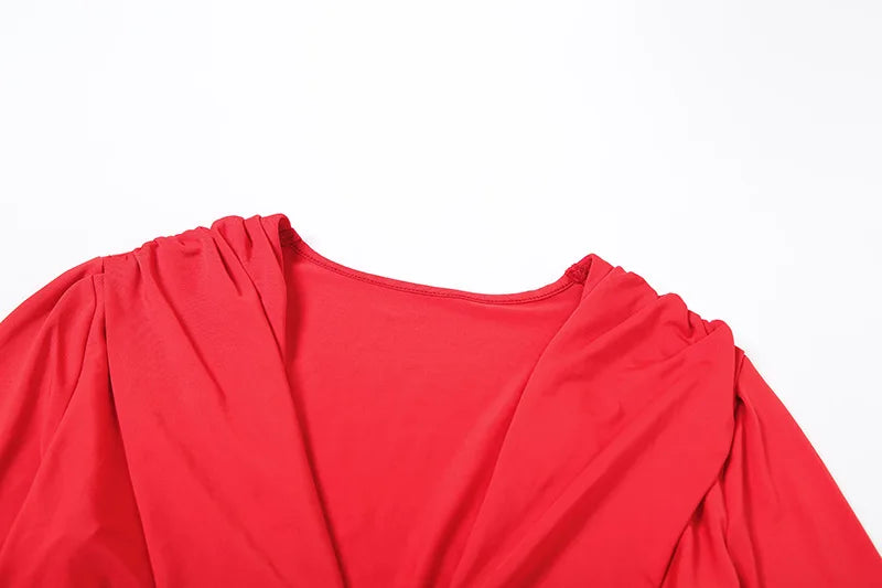 Sexy Low-cut Long Sleeve Maxi Dresses for Woman Elegant Black Dress Autumn 2025