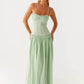 Elegant Spaghetti Strap Sexy Maxi Dress Women Gown Fashion Off-shoulder Sleeveless Backless Pleated Club Long Dresses