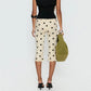 Women Y2K Polka Dot Print High Waist Cropped Pants Slim Fit Bodycon Capri Trousers Retro Streetwear Casual Daily Outfit