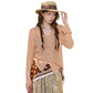 Women's Casual Long Sleeve Knitwear with V Neck Button, Cropped Slim Fitted Tee for Everyday, Chic Basic Solid Knit Top