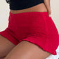 Women Casual Lounge Shorts Sexy Low Waist Smocked Micro Shorts Shirred Mini Shorts Summer Y2k Pajama Shorts