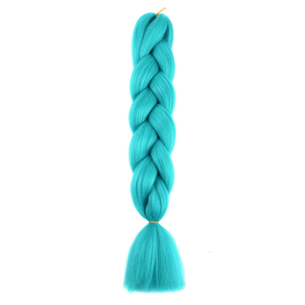 24 Inch Jumbo Braids Extensions Synthetic Braiding Hair Afro Ombre Color kanekalon Hair for Children Braid