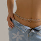 3Pcs Bohemia Waist Bead Belly Belt Chains for Women Wed Bridal Sexy Summer Bikini Elastic Body Jewelry Y2K Accessories