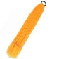 Synthetic 24inch Girls Colored Box Braided Ponytail With Elastic Rubber Band Hair Extensions Rainbow Color Box Pigtail Hairpiece