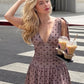 Polka Dot Halterneck Frill Mini Dress Woman Clothing Sexy Summer Dresses 2026