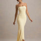 Off-shoulder Strapless Sexy Maxi Dress Women Fashion Elegant Sleeveless Backless Bodycon Pleated Club Party Long Dress