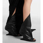 New Thick High Heel Open Toed Short Boots Fashion Alien Heel Fish Mouth Cool Boots Spring/Summer Women's Short Boots