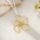 Simple Hollow Flower Pendant Choker Necklace for Women 2025 New Trendy Boho Rope Clavicle Chain Summer Neck Y2K Jewelry