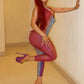 Y2K Colorful Stripe Jumpsuit Women Sexy Thin Summer Halter Sleeveless Backless Tight Stretch Skinny Activity Overalls