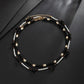 2Pcs/Set Trendy Black White Acrylic Seed Beads Choker Necklace for Men Punk Vintage Stackable Collar Chain Neck Jewelry