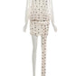 Chest Wrap Dress Women Birthday Party Polka Dot Print Tassel Folds Mesh Fashion Elegant Summer Trend Sweet Mini Bodycon