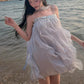 Sequin Dress Women Ruffles Tassel Glitter Sweet Birthday Beach Party Sleeveless Vacation Summer Fashion Mini Bodycon