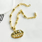 Brand Fashion Show Metal Alloy Lock Key Pendant Necklace For Women Fashion Jewelry Gorgeous Sweater Chain Statement Accessory
