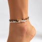 3Pcs/Set Boho Colorful Rice Bead Anklets for Women Personalized Geometry Round Feet Chain Suit Summer Beach Jewelry Accessories