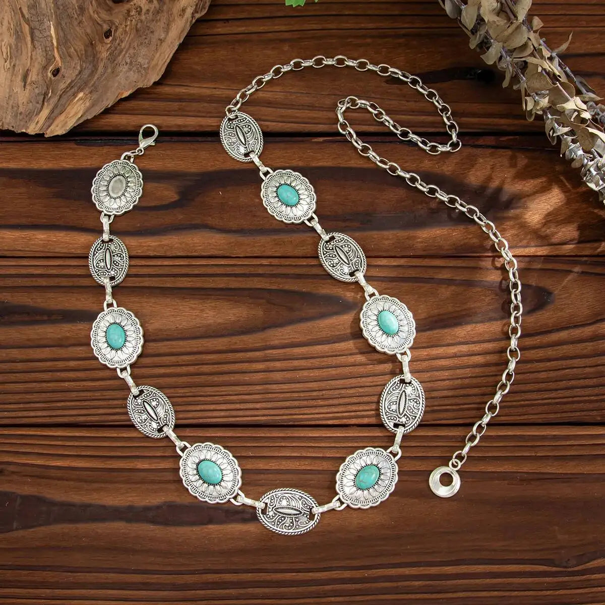 7 Styles Ethnic Retro Carved Coin Stone Waist Belt Chain Women Summer Beach Bikinis Adjustable Dress Chain Body Jewelry