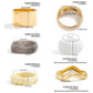 6 Style Exaggerated Irregular Chunky Acrylic Resin Wide Bracelet Trend Creative Stackable Spring Bangle Grunge Rock Jewelry