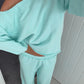 Casual Comfortable 2 Piece Set Woman Autumn Trend Skew Collar Full Sleeve T-Shirts+Long Pants Simple Style Outfits
