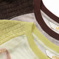 Women's Vintage Raglan Long Sleeve Knitwear with Floral Print, Contrast Trim Tee, Chic Slim Fit Casual Top