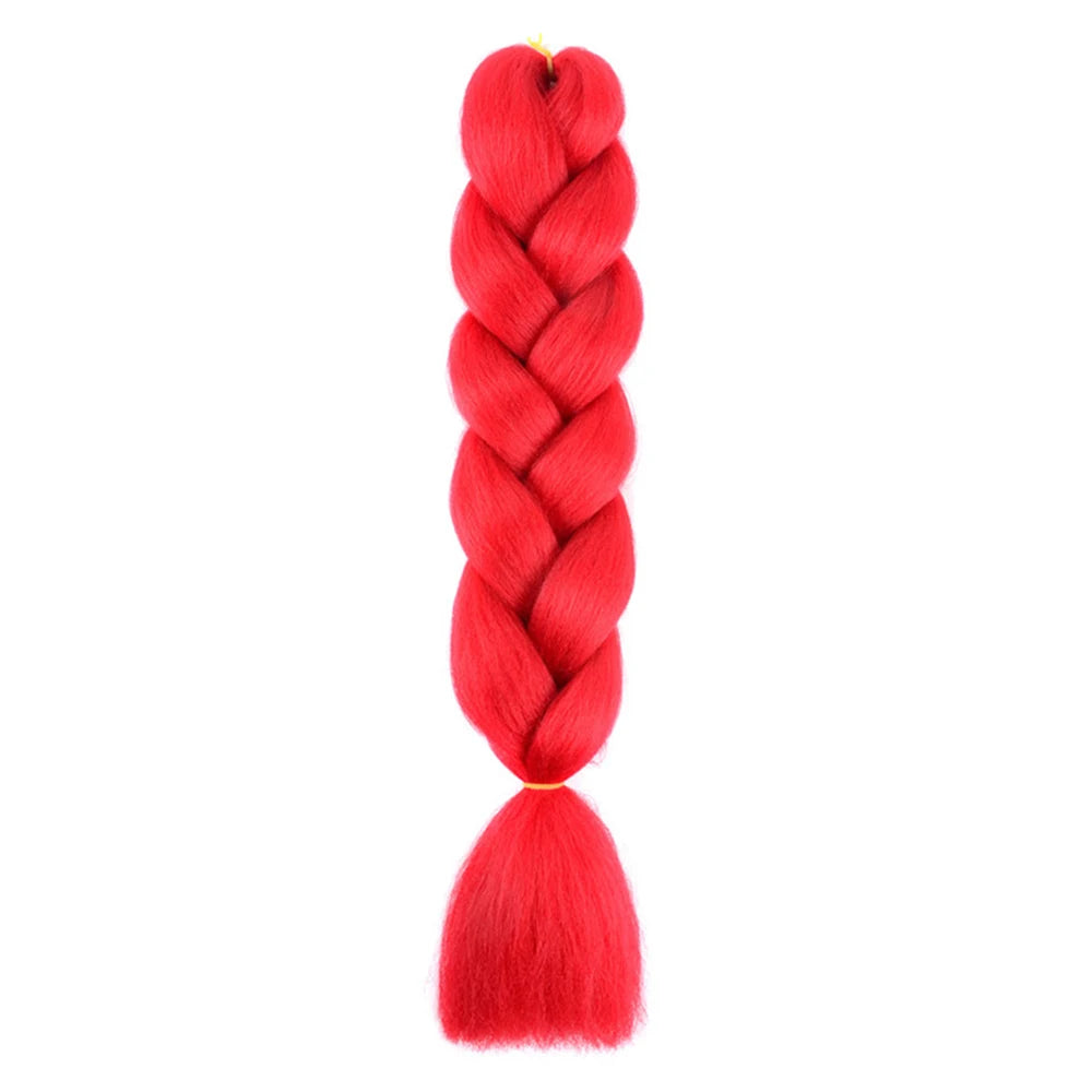 24 Inch Jumbo Braids Extensions Synthetic Braiding Hair Afro Ombre Color kanekalon Hair for Children Braid