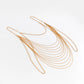 Multilayer Tassel Lingerie Back Chain for Women Summer Bikini Sexy Bra Chest Body Jewelry Nightclub Accessories Party