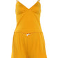 Sporty Streetwear Women Trend Simple 2-Piece Set Trend Fashion Bow Appliques Low Chest Camisole+Shorts Hottie Suits