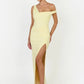 Asymmetric One Shoulder Sexy Maxi Dress Women Elegant Diagonal Collar Sleeveless Backless Cocktail Evening Party Dress