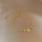 5Pcs Set Gold/Silver Color Fashion Charm Bracelet Women Retro Glossy Geometric Metal Twist Chain Bangles Bracelet Set Jewelry
