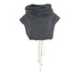 Hooded Pullover Tank Top Women Hipster Casual Simple Wild Basic Streetwear Autumn Fashion Shirring Skinny Slim Vest